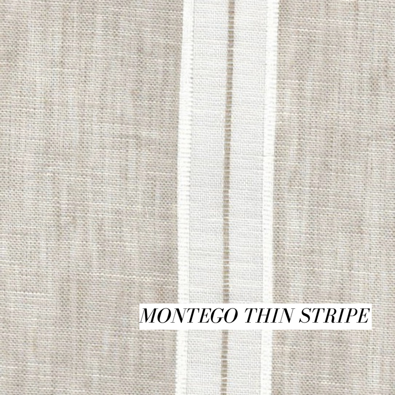 Striped Linen Sheers