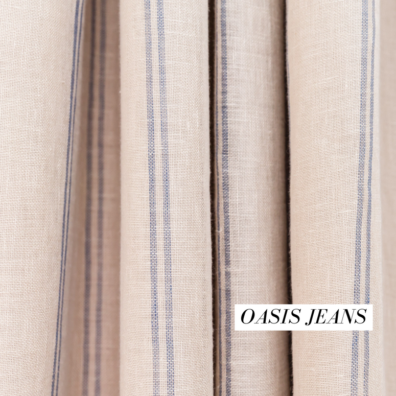 Striped Linen Sheers