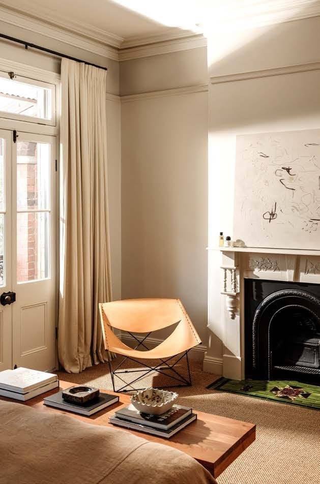 Hannah Blackmore's Stanmore terrace with drapeCo curtains, as featured on Homes To Love